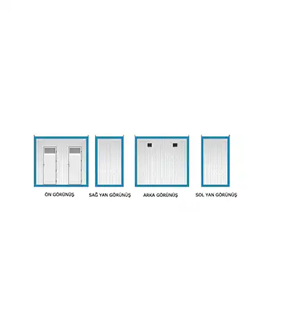 130x210 cm WC ve duş kabinim