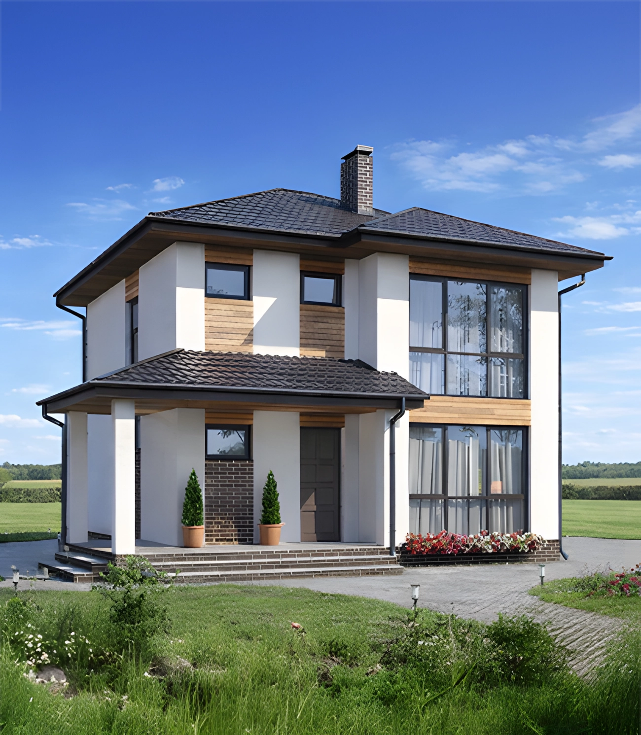 109 Metrekare Çift Katlı Çelik Yapı